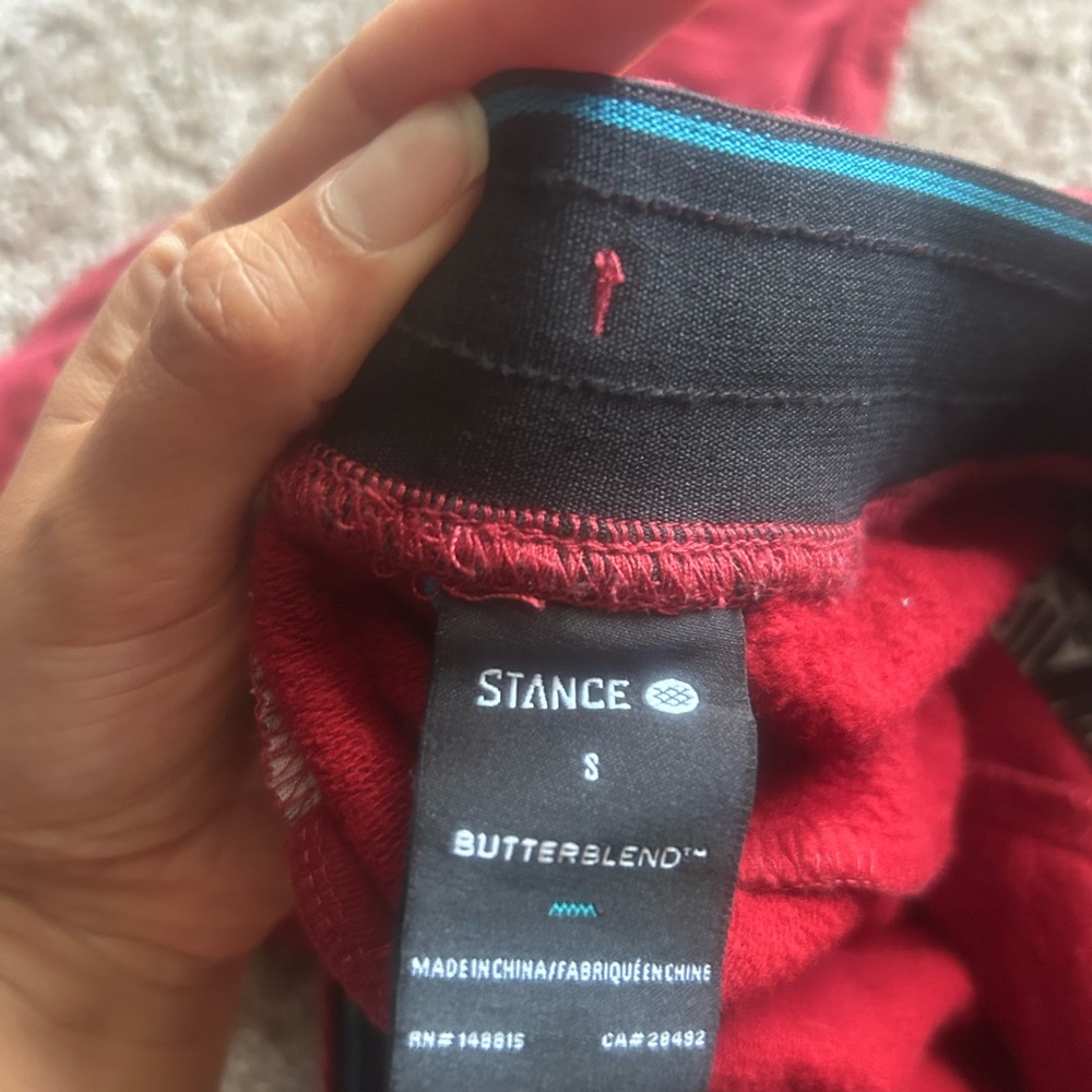 Stance Red butterblend joggers - Picture 5 of 5